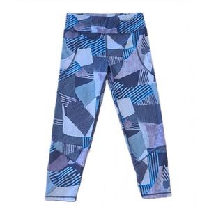 Lou & Grey Abstract Print Crop Leggings